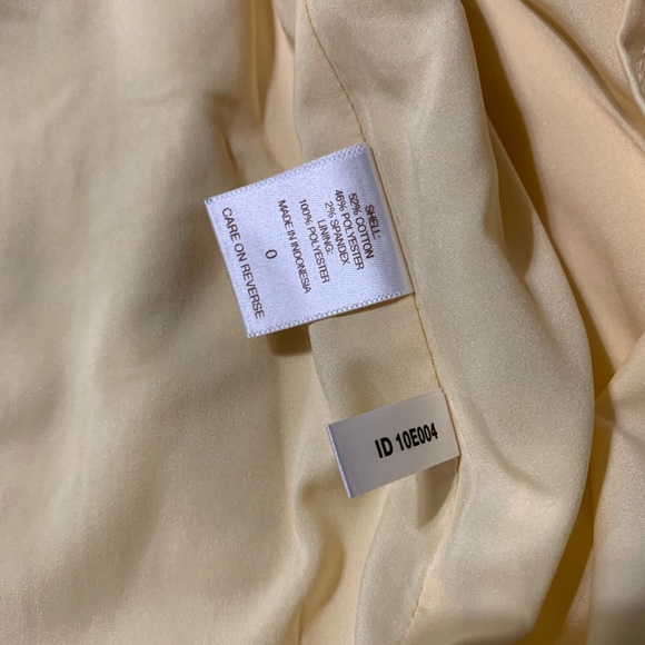 New York &Co. Eva Mendes Yellow Jacquard Dress - Picture 11 of 11